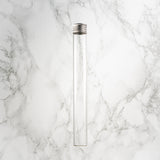 Tube en verre fond plat