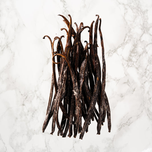 Vanille planifolia fendue givrée d'Indonésie Sulawesi professionnel